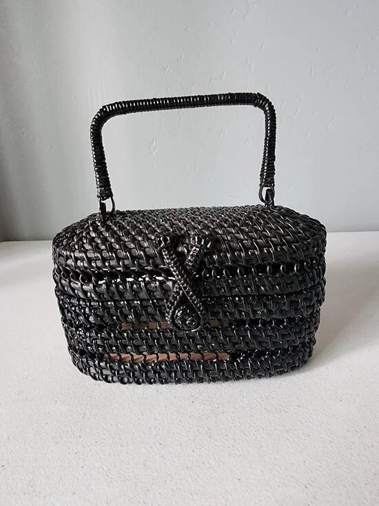 Cult Gaia Small Rattan Bag "LIKE NEW" - Picture 11 of 16